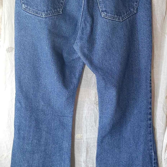 Levi's 725 Vintage button fly jeans flare leg sz 7 - Picture 2 of 4